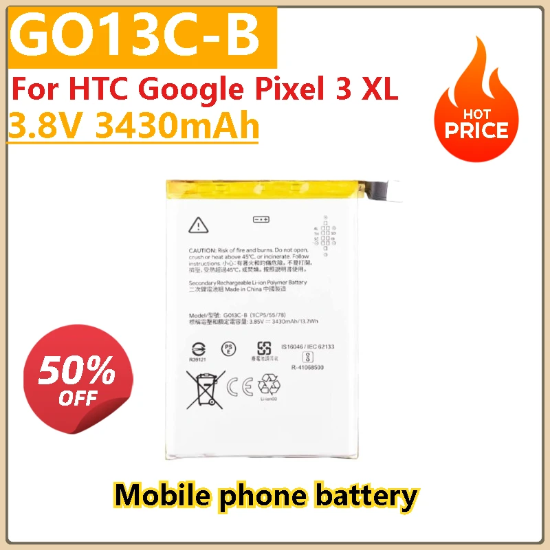 New Replacement Mobile Phone Battery 3.85V 2800mAh G020I-B For HTC GOOGLE PIXEL 3 Pixel3 XL 3XL PIXEL 4 4A 4XL Pixel4 XL