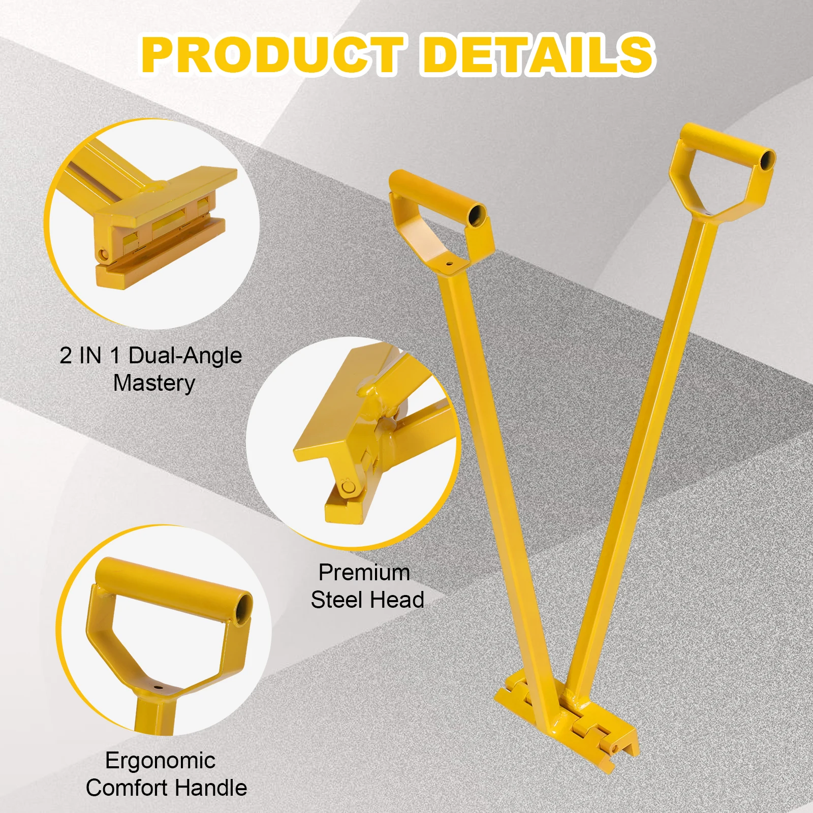 

Ручной инструмент для фальцевания кровли 2-в-1, ручной гибочный станок 90° ° &180 ° Механический замок двойного сложения с шириной захвата 6 дюймов, подходит для панелей