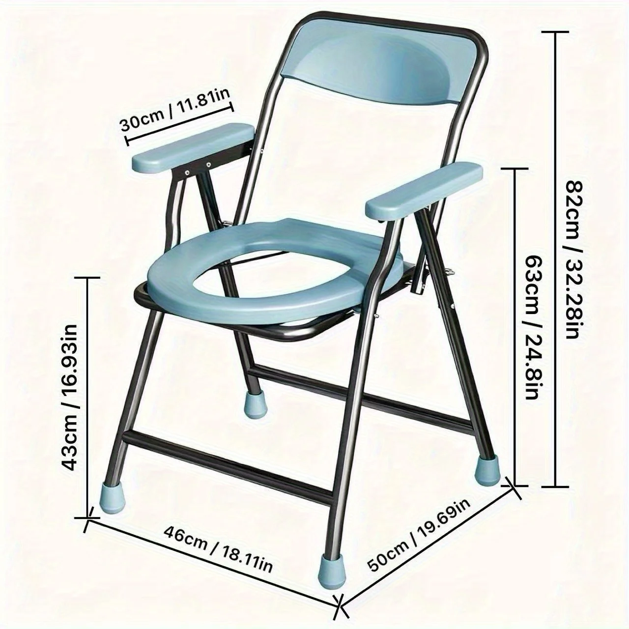 كرسي مرحاض قابل للطي من الفولاذ الكربوني، مقاوم للصدأ وسهل التنظيف، مناسب للحمام والمراحيض المؤقتة الخارجية، كرسي مرحاض قابل للتعديل من الفولاذ الكربوني، مقاوم للصدأ وسهل التنظيف، مناسب للاستخدام المؤقت في الحمام والخارج