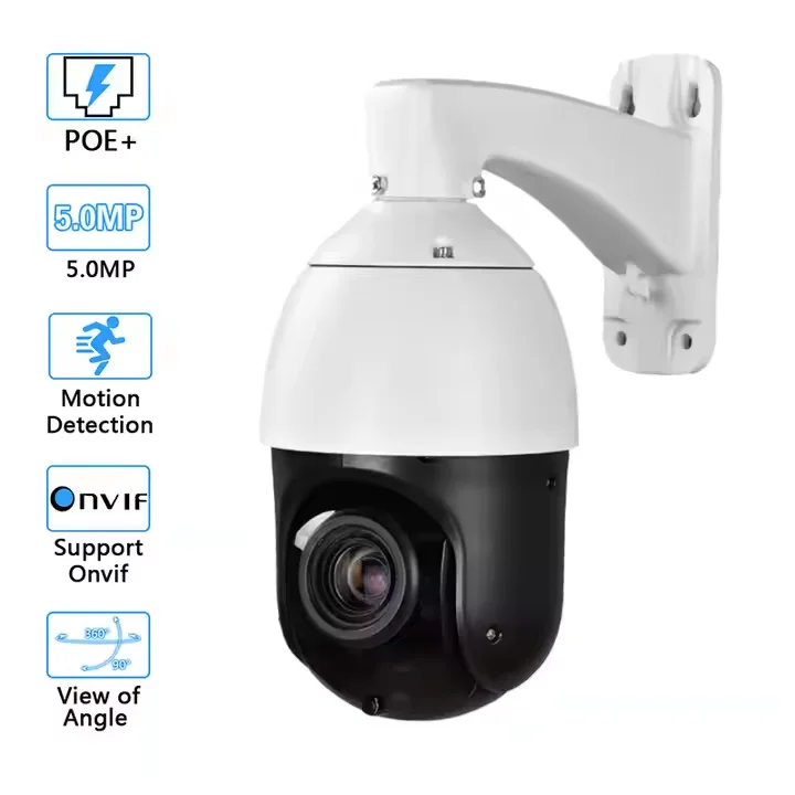 

High Speed Dome 360 Degree Scanning PTZ 20X Optical Zoom Outdoor Dome Build in POE for NVR System