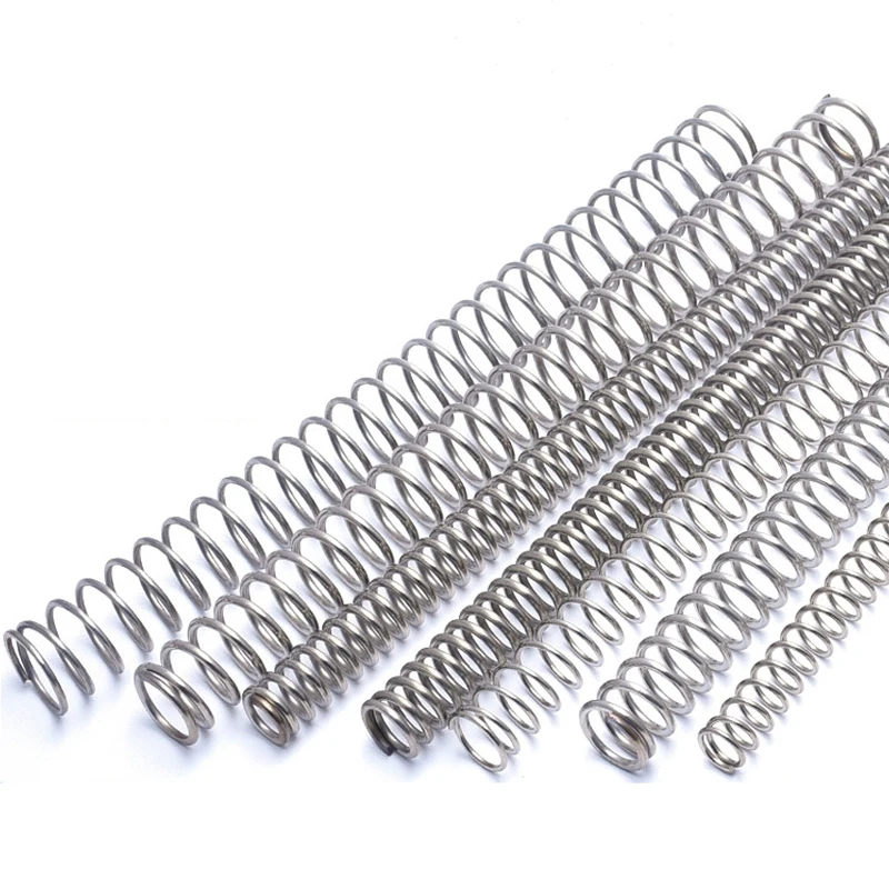 

1Pc 2mm 304 Stainless Steel Spiral Coil Rotor Compression Spring , Outer Diameter:22mm, Length:215mm,