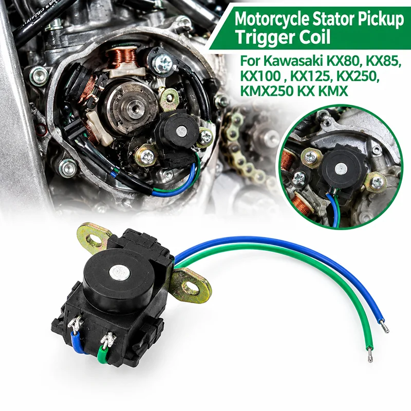 Motorcycle Stator Pickup Trigger Coil For Kawasaki KX80, KX85, KX100 , KX125, KX250, KMX250 KX KMX