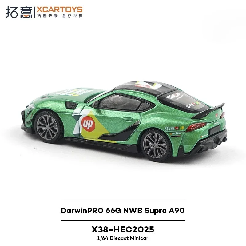 Xcartoys 1:64 DarwinPRO 66G WBK / NWB Supra A90 Diecast Modello di veicolo da collezione