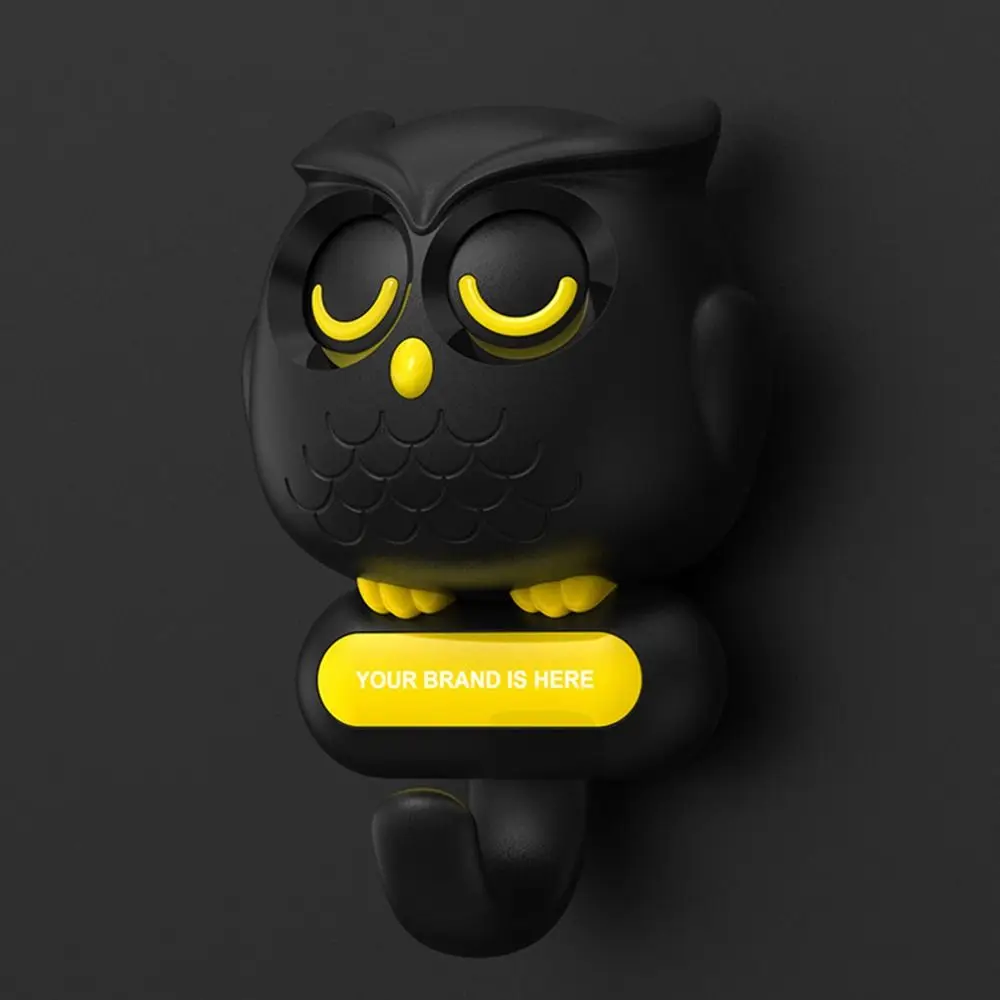 Creative Free Punching Owl Blink Hook Home Decoration Key Holder Hooks Wall Clothes Hook Sticky Hook view 4
