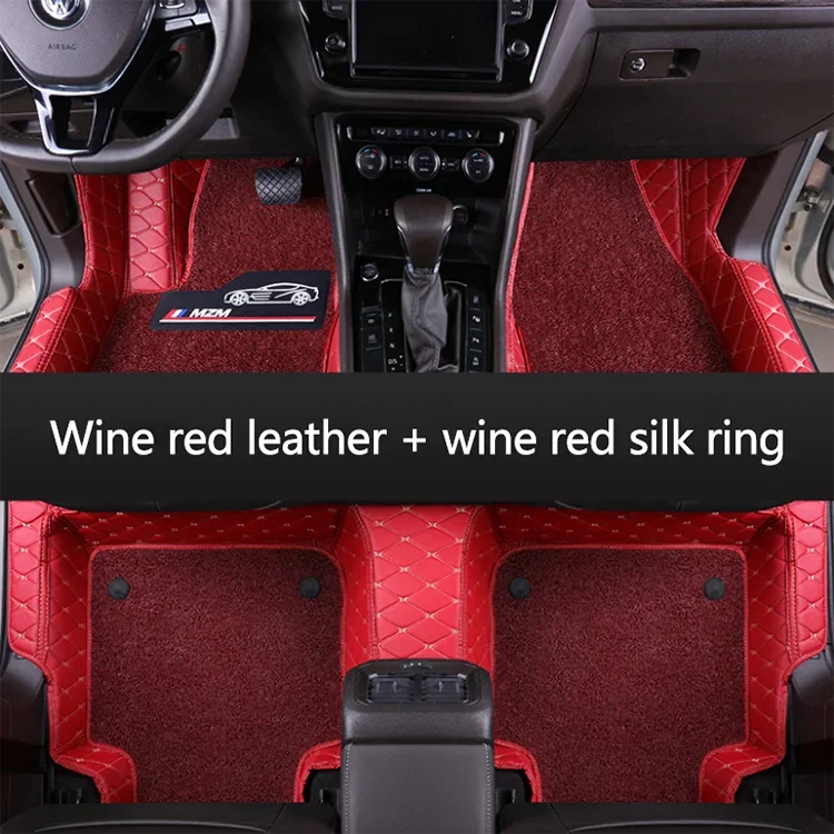 Waterproof PVC Leather Car Foot Mat Set, New Arrive Auto Mat Set, Hot Sale Car Floor Mats, Durable, High-Quality