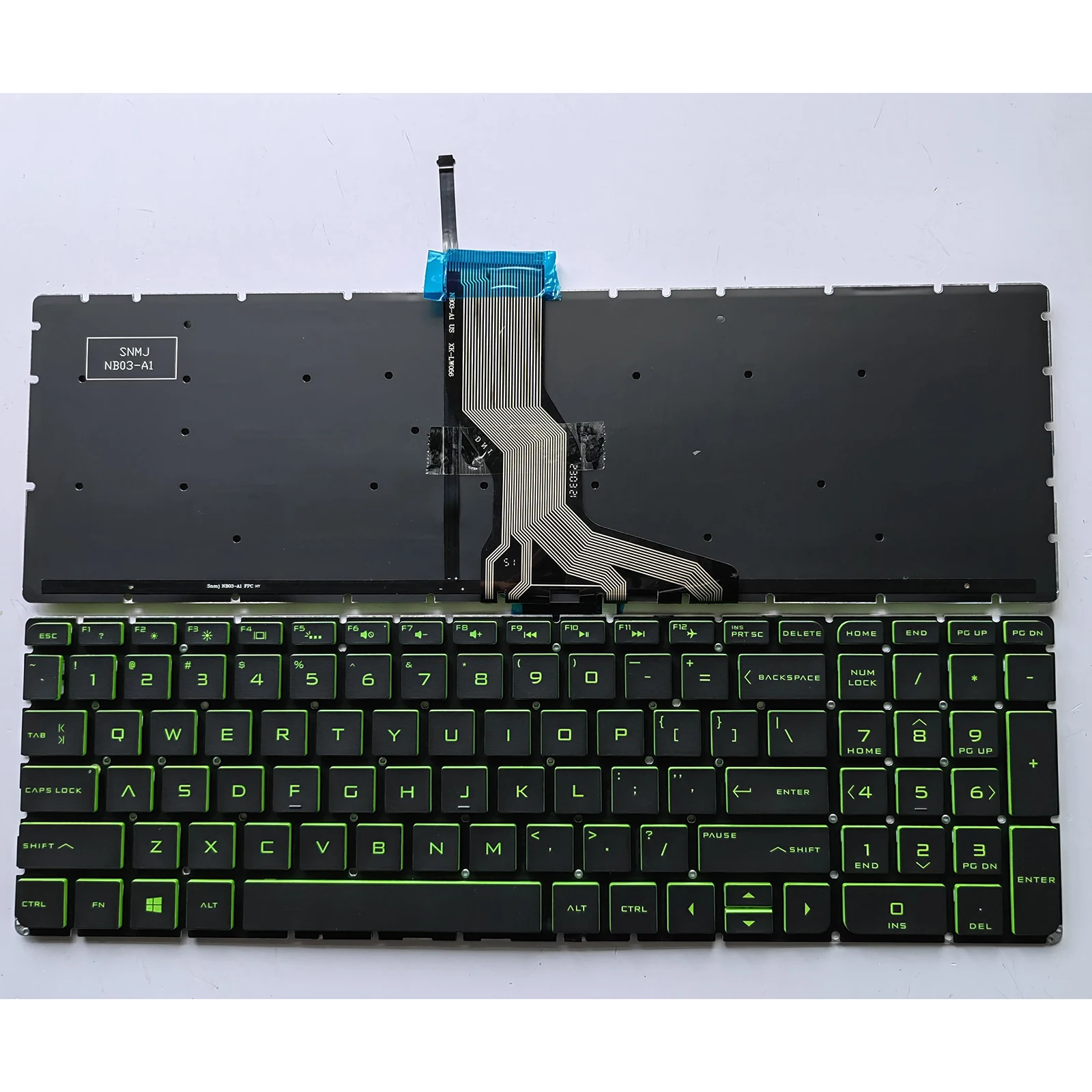 FOR HP 15-ab 15-ak 15-bc 15-au 15-ab000 15-ab100 15-ab200 keyboard green Backlit