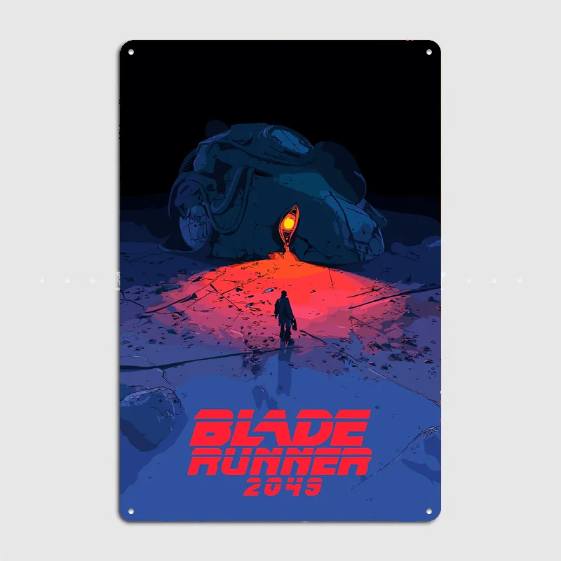 Blade Runner 2049 Movie Retro Poster Metal Posters Sign Indoor Outdoor Room Decoration Home Bar Decor Wall Decor
