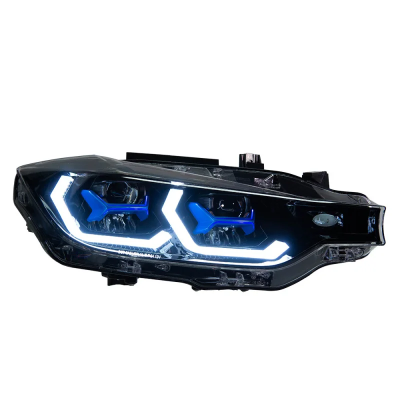 

￼ Suitable for BMW 3 Series F30 F35 Blue Laser Spoon Headlights Car Cross-Border