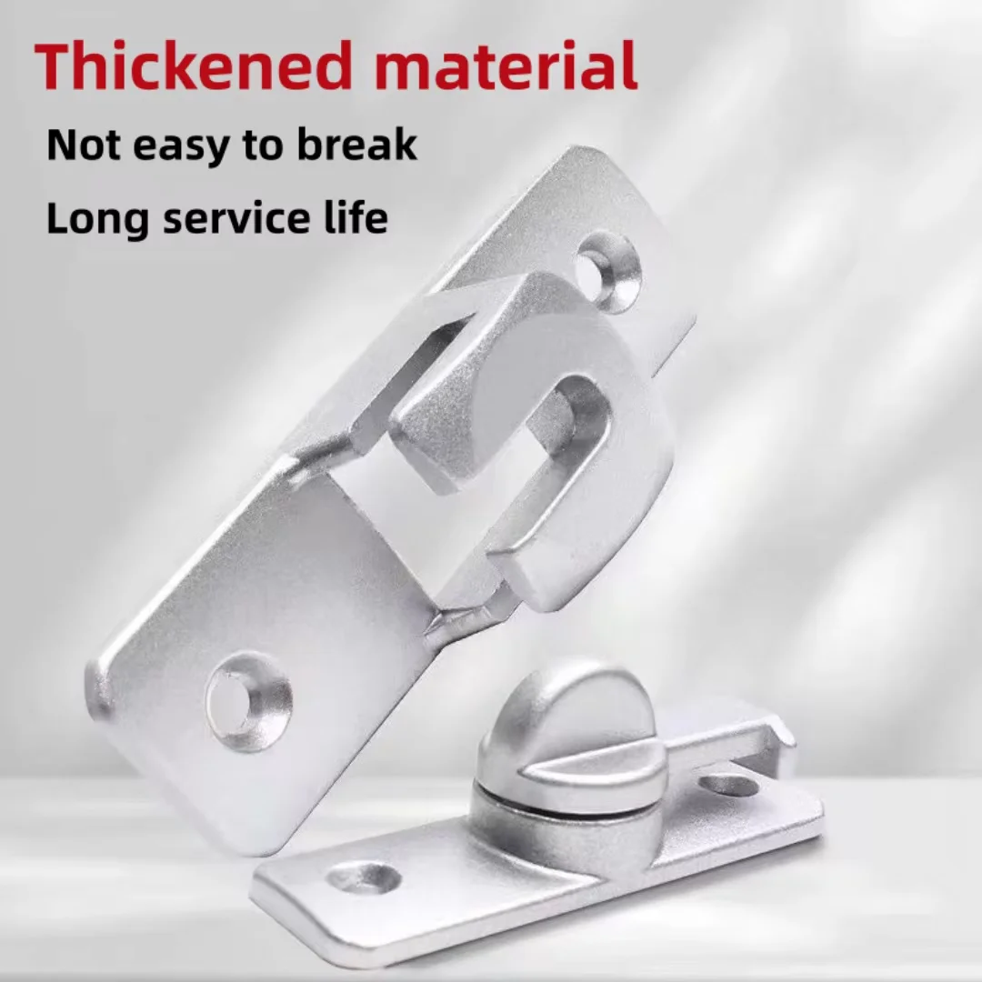 90/180 degree flip barn door lock, thickened solid multi angle home，suitable for barns，gardens，cabinets，sliding doors，windows
