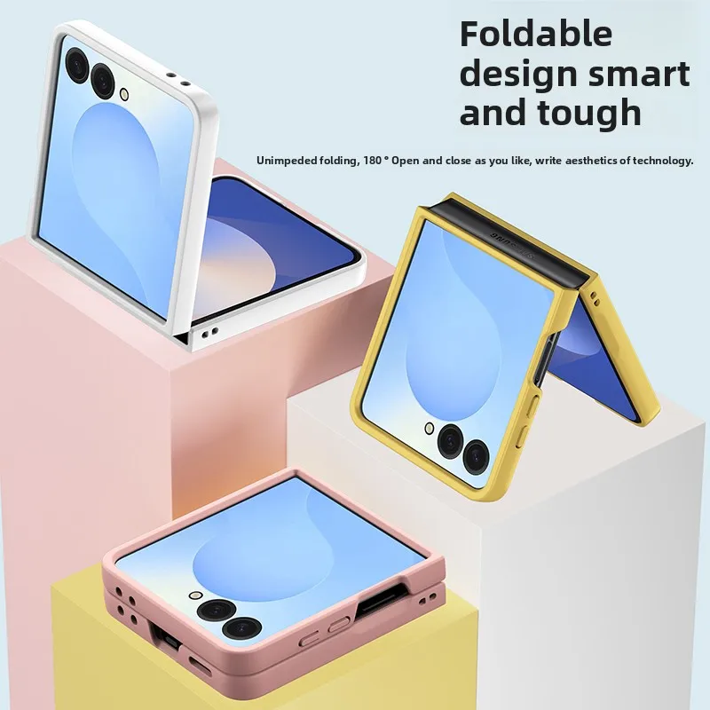 Handyhülle für Samsung Z Flip 8 7 FE 6 5 4 3 Flip7 Flip6 Flip5 Flip8 5G Schutzhülle Schlank Dünn Süßes Candy-Design Angenehmes Hautgefühl – Detail 12