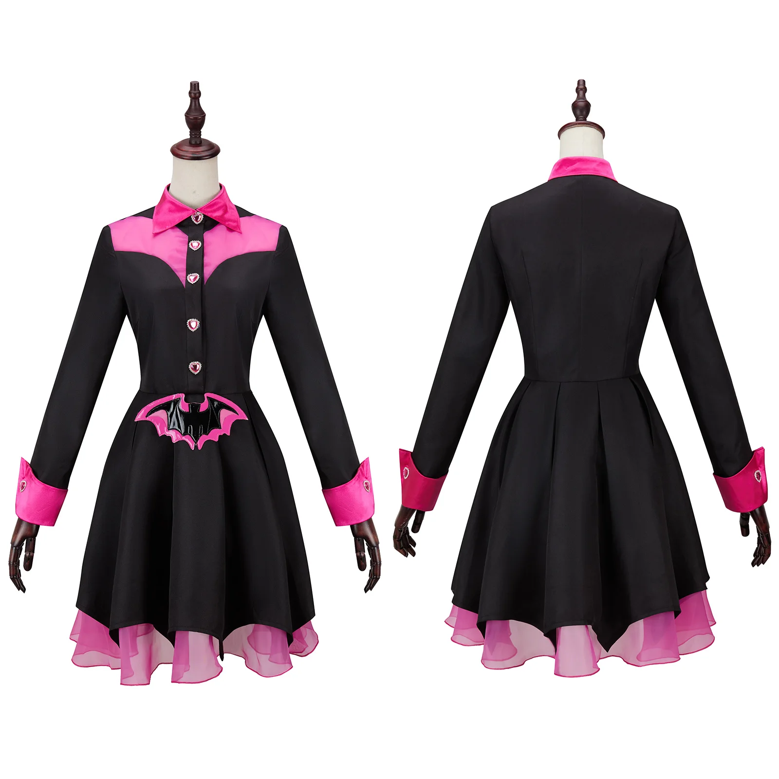 Anime Draculaura Cosplay Costume Halloween Carnival Christmas Cosplay Party Costumes Full Set for Women Girls