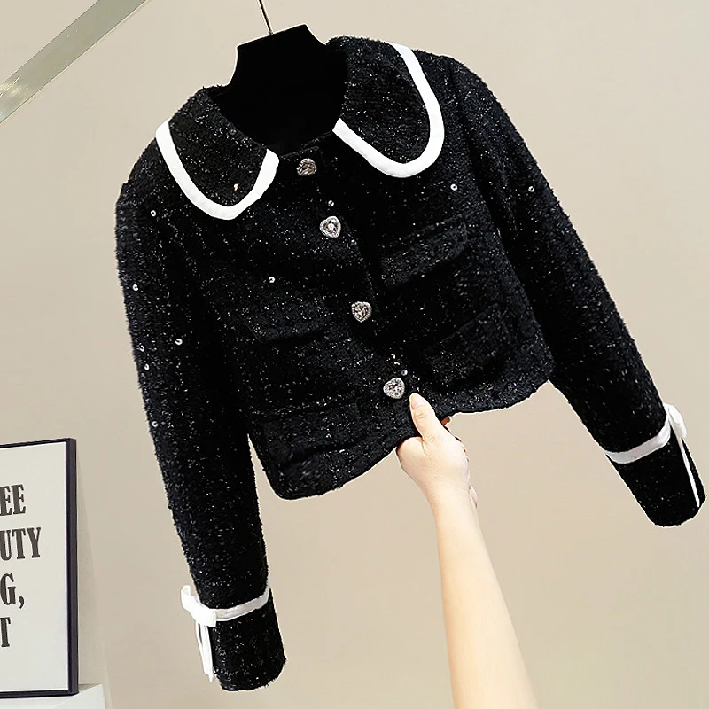 faion-oulder-pad-design-couleur-blo-ceinture-noeud-faux-ket-decoration-bouton-unique-soie-brillante-ort-manteau-laine