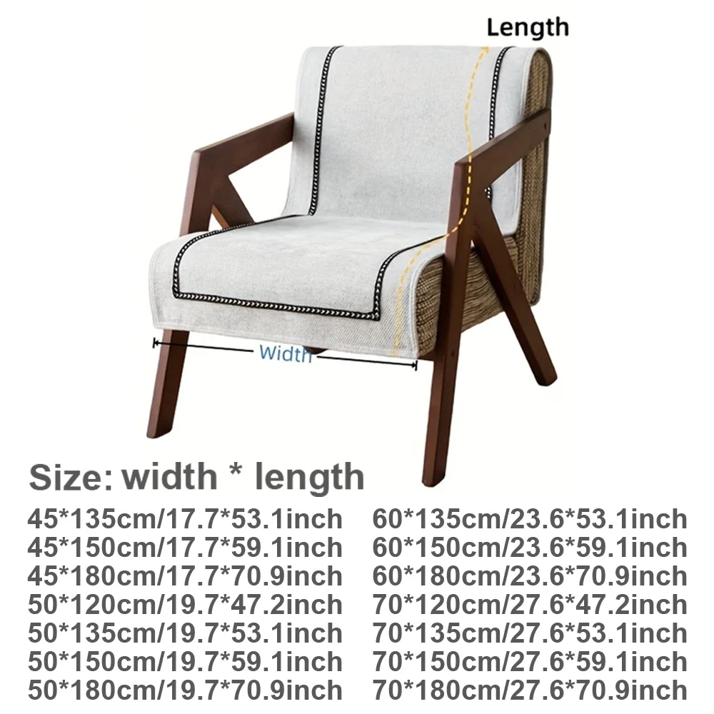 Multi-size Integrated Seat Cushion Thickened Breathable Seat Cushion Dining Stool Lounge Chair Office Comfortable Chair Covers