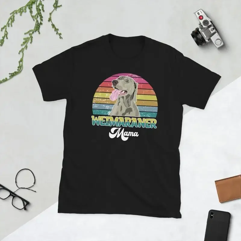 Stolze Weimaraner-Mutter-T-Shirt-Halterin