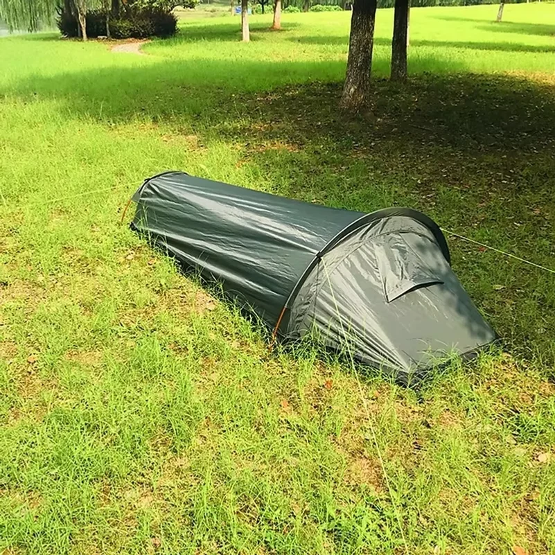 Single-person camping tent Ultra-lightweight compact outdoor sleeping bag Tent Large-capacity