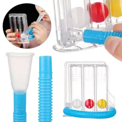 Three-ball Breathing Trainer Mask Incentive Spirometer Lung respiratory Exerciser Measurement System Personal Health Care