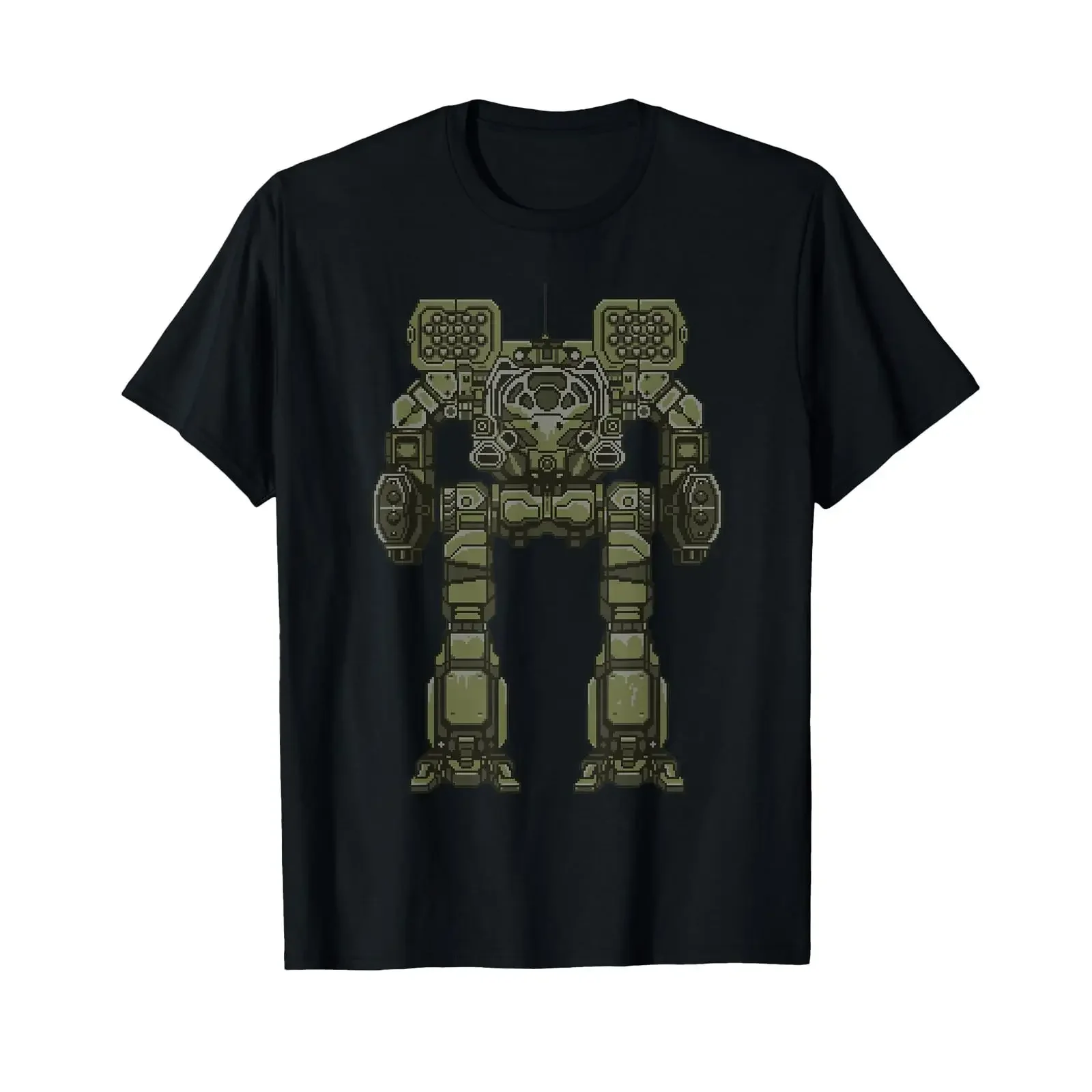 Pixel Timber Wolf T-Shirt Vintage-Waschung Stilvoll Leicht Bequem Unisex Lässig Dehnbar Weich Vielseitig Modisch