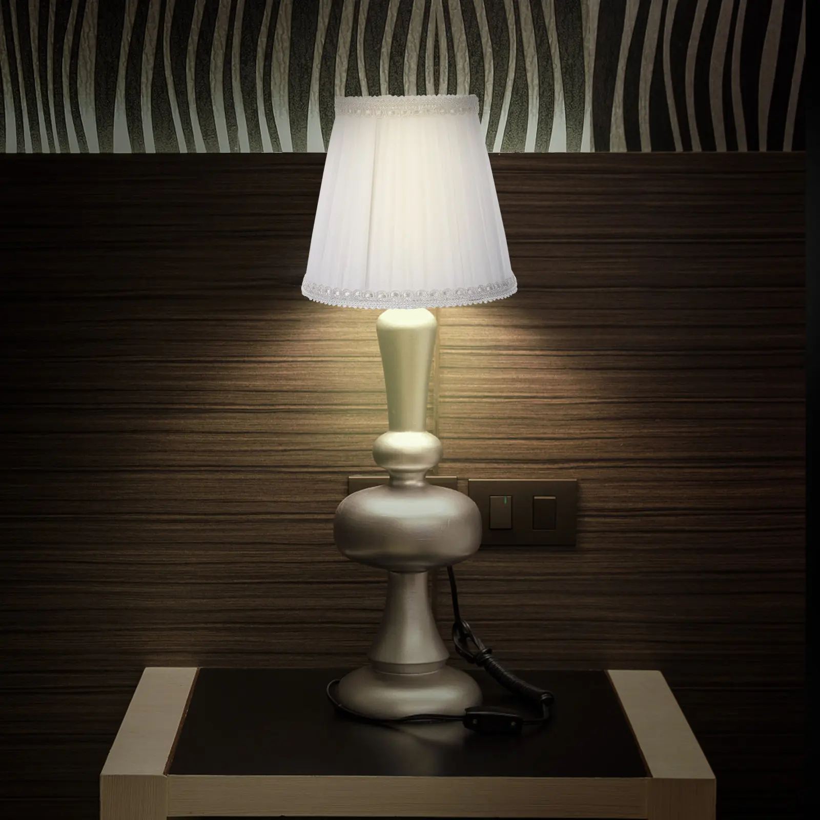 

1 шт. Современный тканевый абажур премиум-класса для настольных и потолочных светильников, декоративный рассеиватель света для создания теплой естественной атмосферы