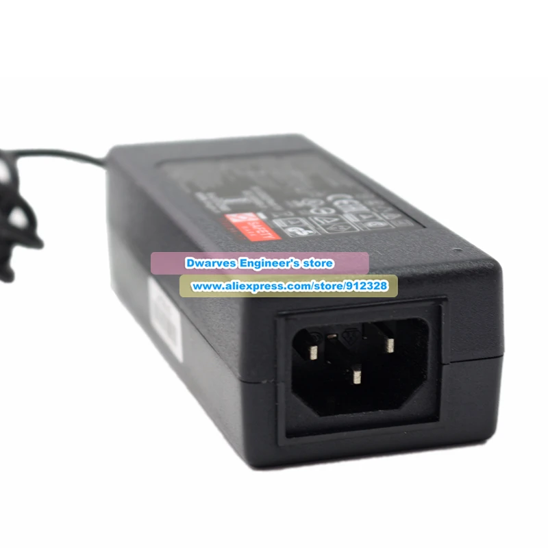 حقيقي GP306A-480-135 محول التيار المتردد 48 فولت 1.35A 65 واط MSIP-REM-GSW-GP306A ل Uniview NVR201-04LP GOSPELL HU10685-17014A 7.4*5.0 مللي متر