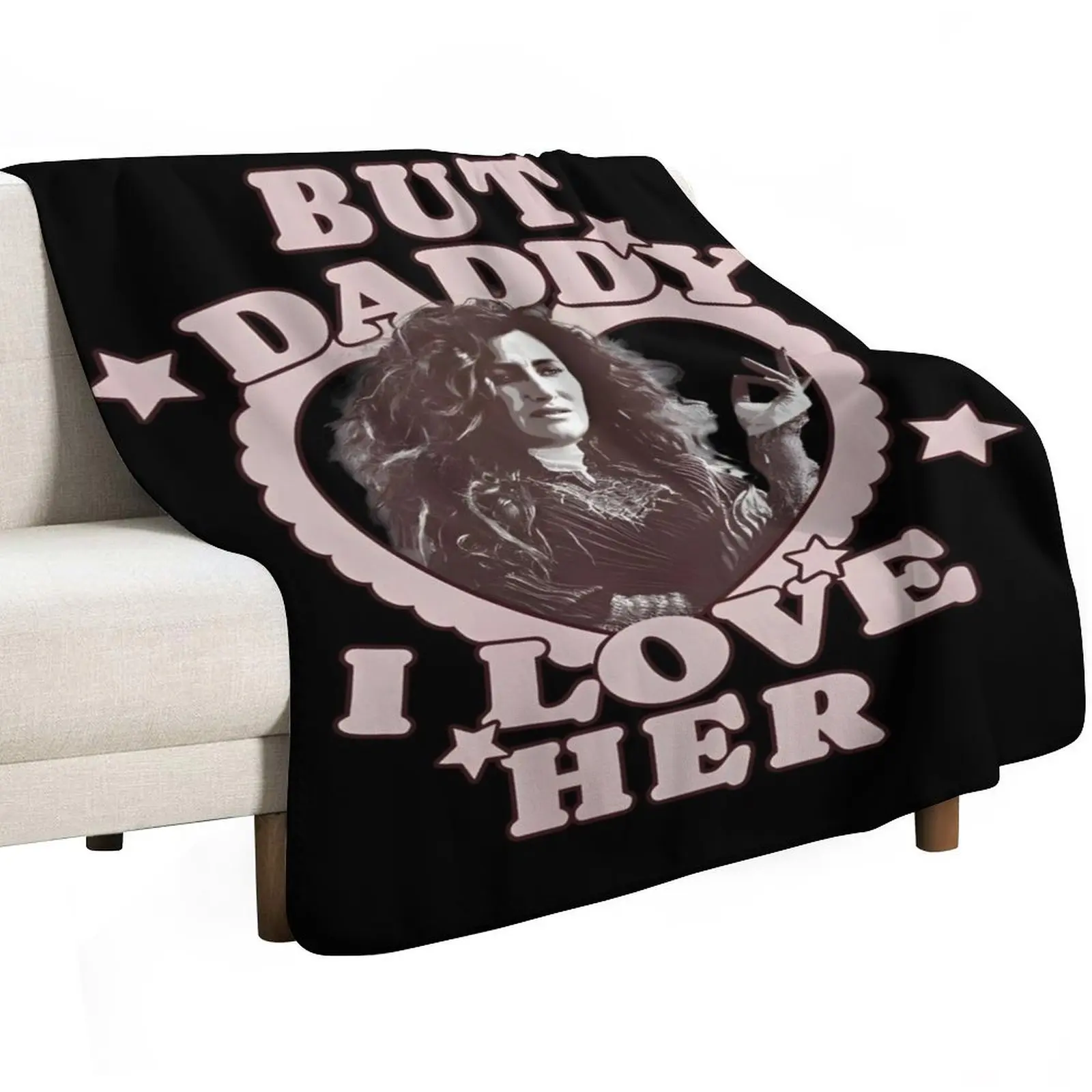 But daddy i love her Kathryn Hahn as Agatha Throw Blanket sofa bed Moving Beautifuls Luxury Blankets