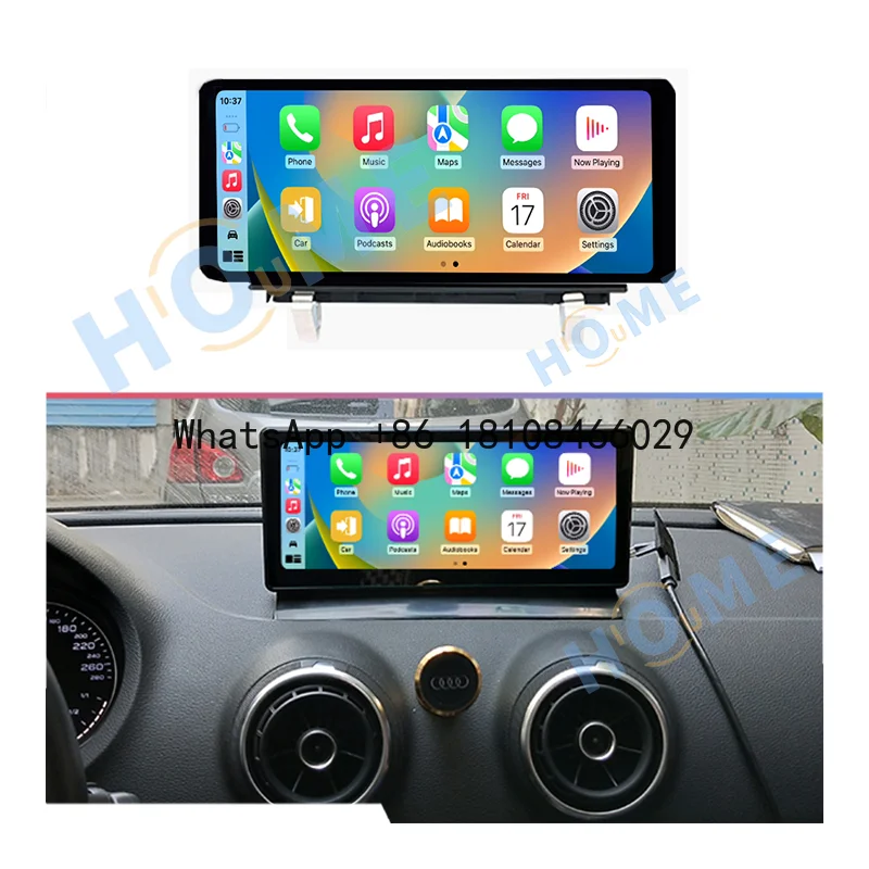 

10.25" 8 Core Android14 Auto Carplay for AUDI A3 2013-2018 Factory Price Car Video Player Multimedia GPS Navigation Screen