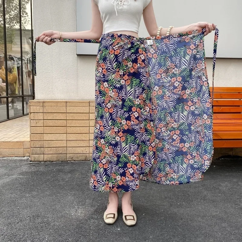 Traje de baño con estampado de mariposa para mujer, vestido de verano, Túnica, Bikini, pareo de baño, falda envolvente, traje de baño elegante, ropa de playa para mujer S1