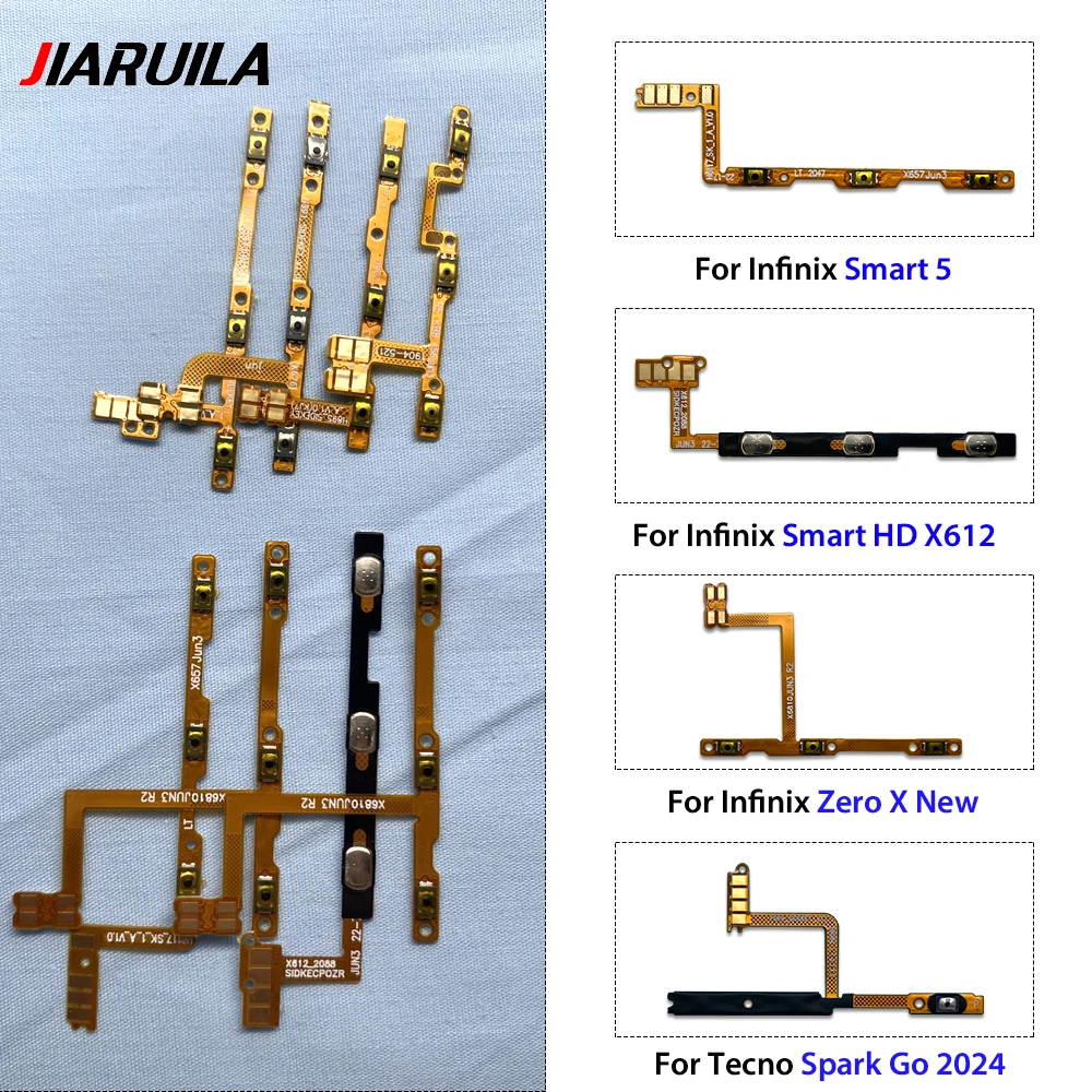 Power Flex For Infinix Note 11 Pro Note 12 2023 X676C Note 40 Pro Smart 3 Plus X627 Smart 5 HD X612 Zero X New Spark Go 2024