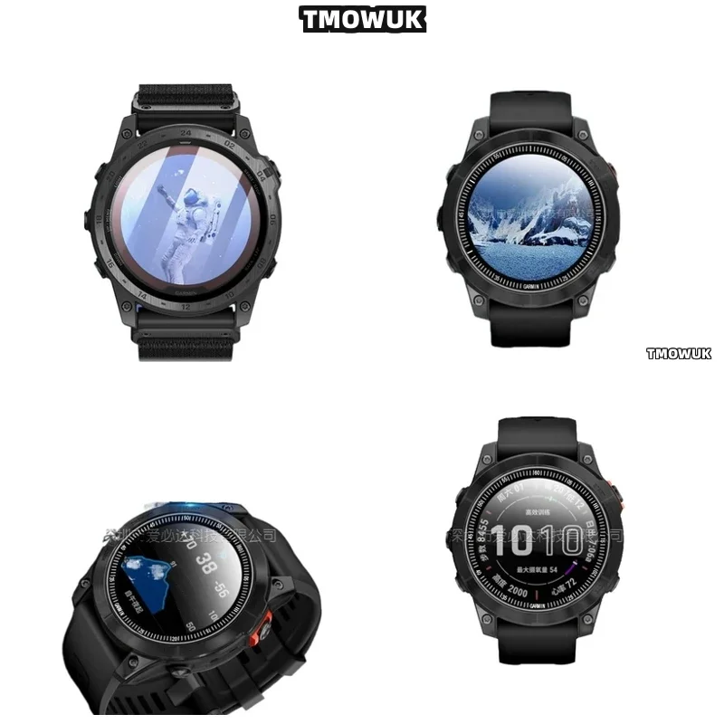 

For Garmin Fenix 6 7 8 7X 6X 7S 47mm 51mm - Full Cover Anti-Scratch 3D Curved Soft Screen Protector - PMMA