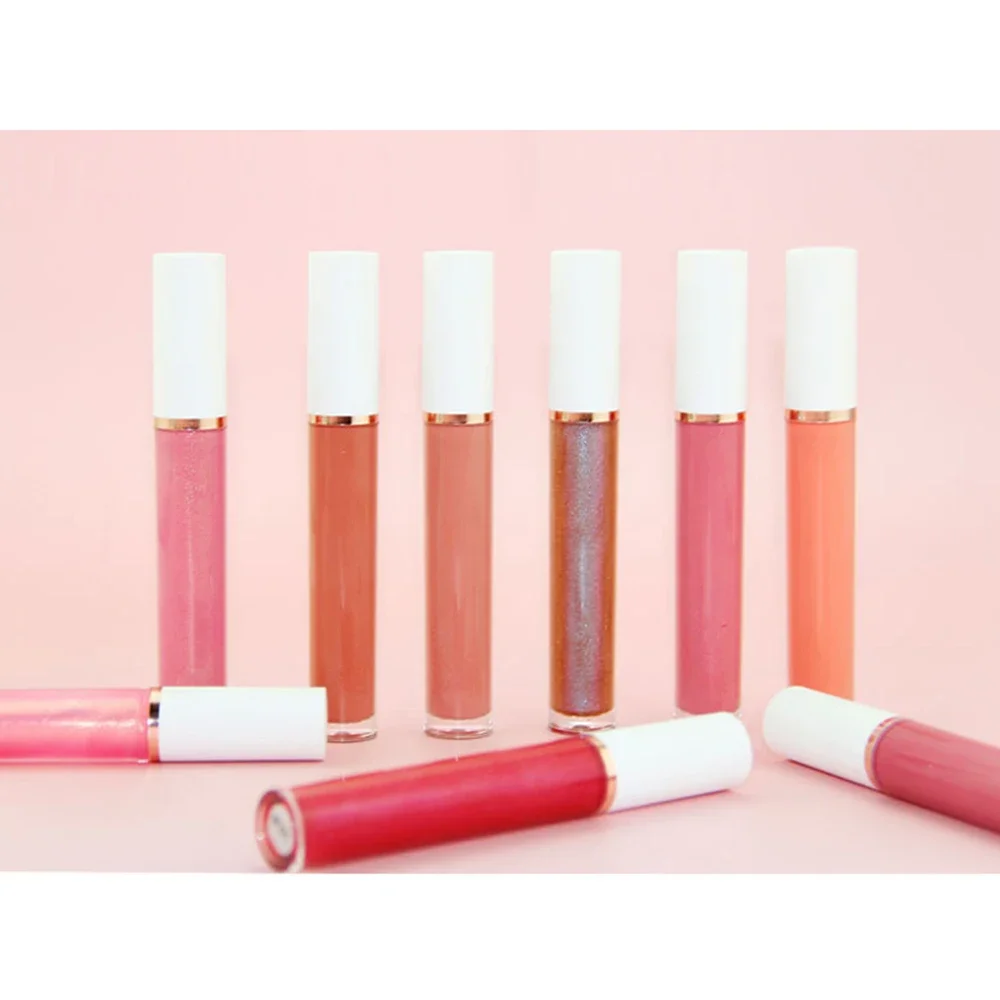 Jules Gloss-Pigment de logo personnalisé, 64 couleurs, étiquette privée, longue durée, hydratant, antiadhésif, ne se décolore pas, imperméable, maquillage, vente en gros