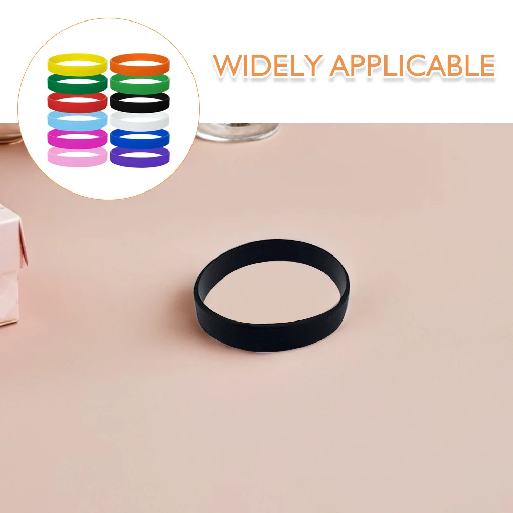 12 قطعة من الأساور المطاطية للحفلات من السيليكون للأطفال ومهرجان أعياد الميلاد وأساور مطاطية للحفلات من السيليكون الفلوريسنت #4