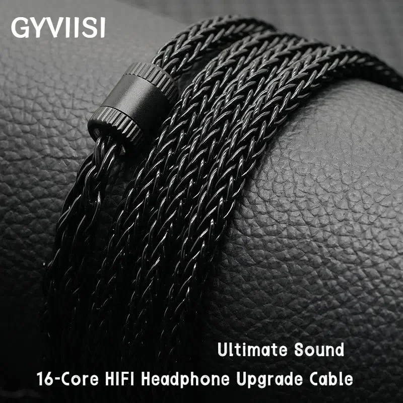 GVS-11 7N OCC Silver-Plated HiFi Upgrade Cable with Silver+Gold Plated Plug,3.5/2.5/4.4mm For 3.5 Hifiman Sundara HE1000se HE6se
