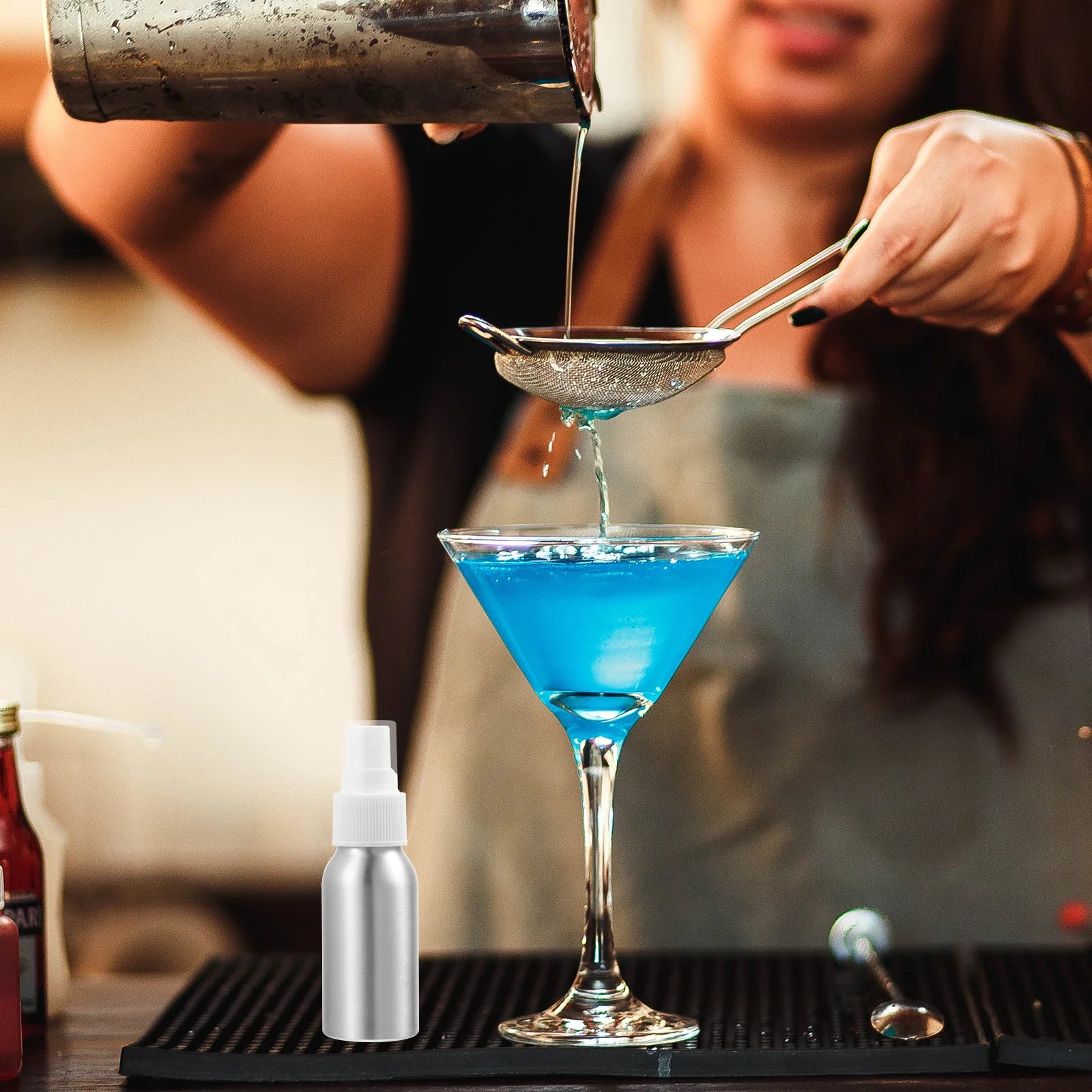 

3Pcs Bottle Premium Aluminum Portable Refillable Atomizer for Fragrance Essential Oil Bitters Liquid Travel-Friendly