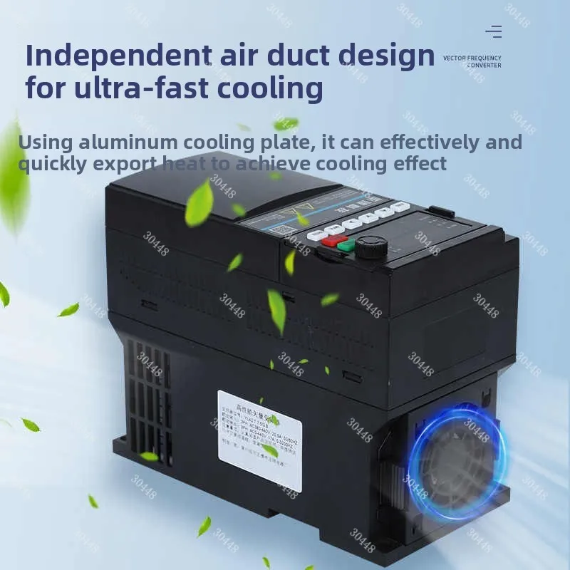 Heavy-Duty Inverter Single Phase 220V 4 5.5 7.5 11kW Variable Frequency Drive for Fan and Water Pump Speed Control