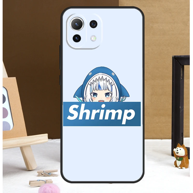 Gawr Gura Hololive Anime Case For POCO X6 Pro M6 X3 X4 X5 F3 F5 M5s Xiaomi 13 14 Ultra 12 Lite 11T 12T 13T Pro Cover image 5