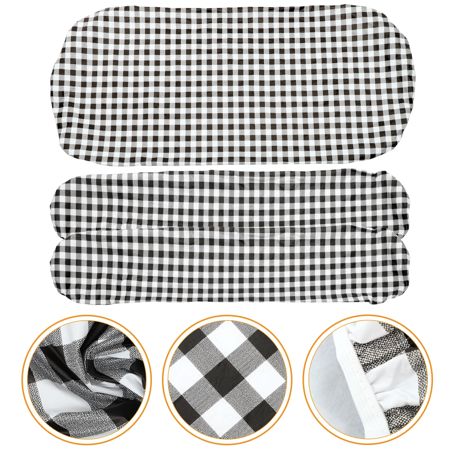 

1Set Waterproof Picnic Table Cover Elastic Fitted Tablecloth Outdoor Camping Bench Cover Stretchable Durable Picnic Tablecloth