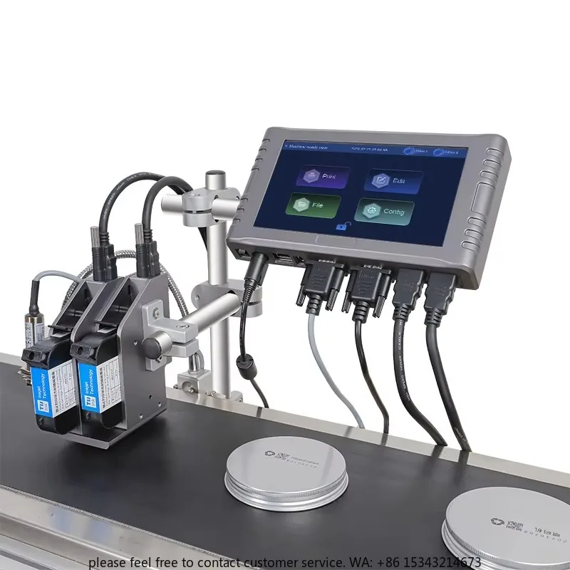 T260E Industrial Inkjet Printer XP600 prints the latest TIJ batch coder for expiration date batch wholesale cartons