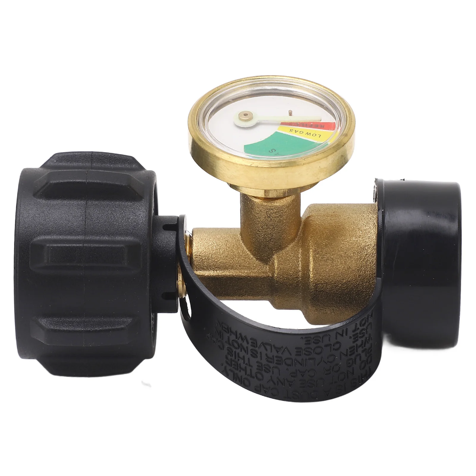 Propane Tank Gas Gauge Leak Detector Level Indicator Pressure Meter Universal Adapter for RV Camping Barbecue Oven