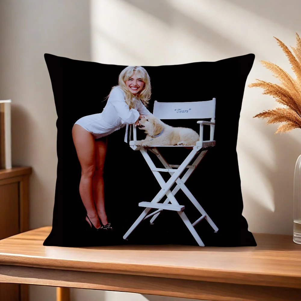 Sabrina Carpenter Man s Best Friend Kissenbezug, Kissenbezug für Zuhause, Sofa, Wohnzimmer, Büro, Café, Auto, Kissenbezug – Detail 7