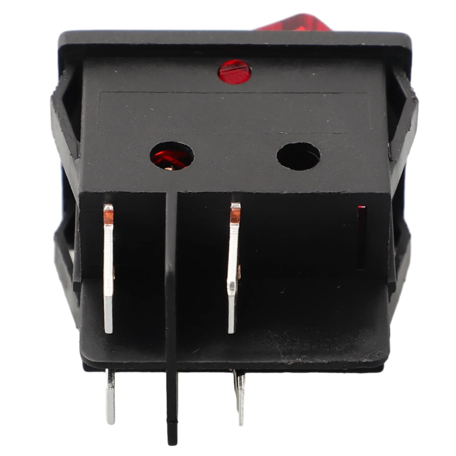 Welding Machine Red LED Power Switch 30A 250VAC 4Pin Electric Heater Switch Waterproof Retardant Shell For ON-OFF IDC Connector