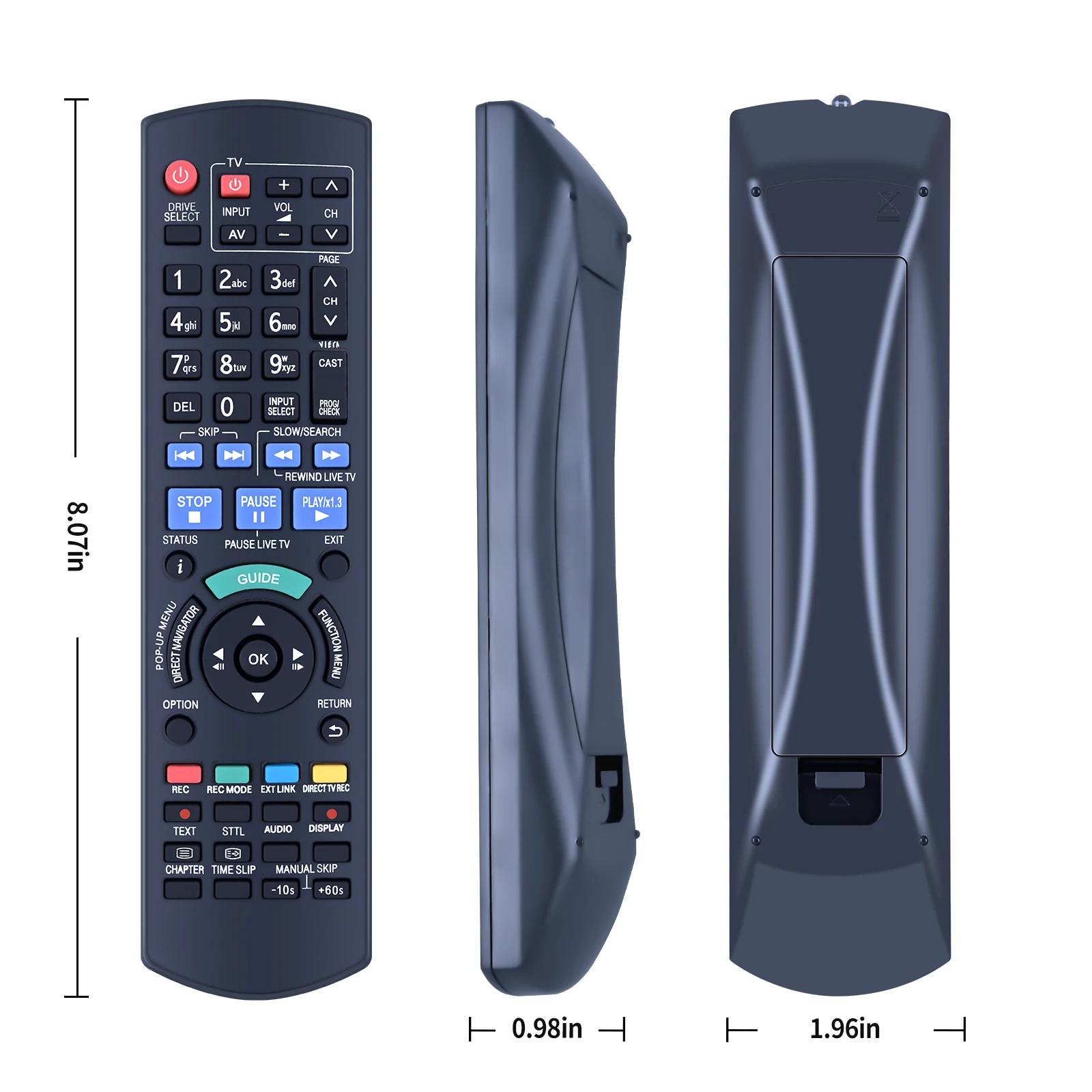 Nuovo telecomando muslimex per registratore DVD Panasonic XS400 DMR-EX95V