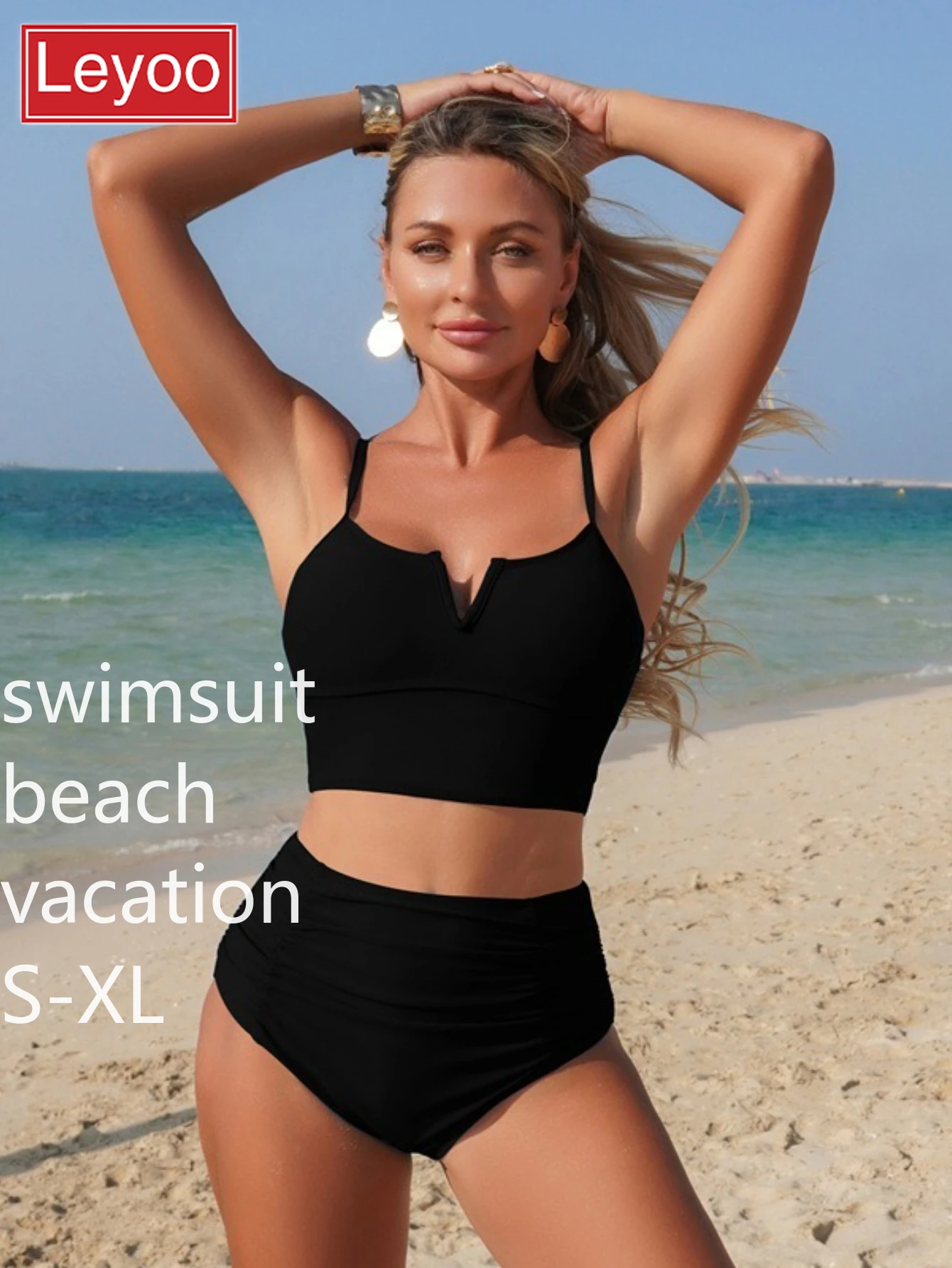 Women's one-piece swimsuit triangle pants bikini beach vacation backless leopard print floral plus size swimsuit 2026 new item