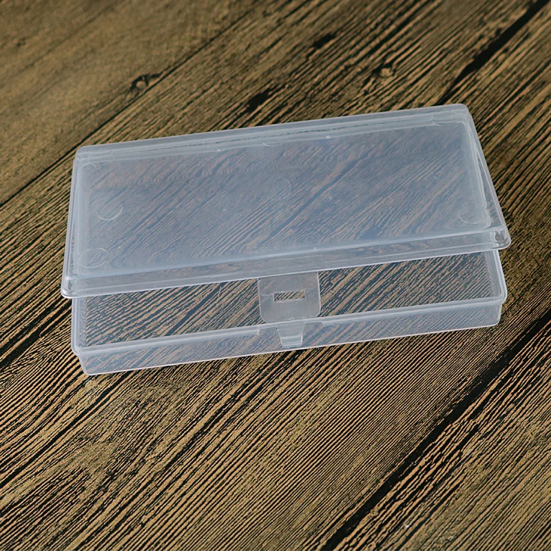 Boîte de Rangement Rectangulaire Portable Polyvalente, Petit Plastique Transparent, Conteneur Utile