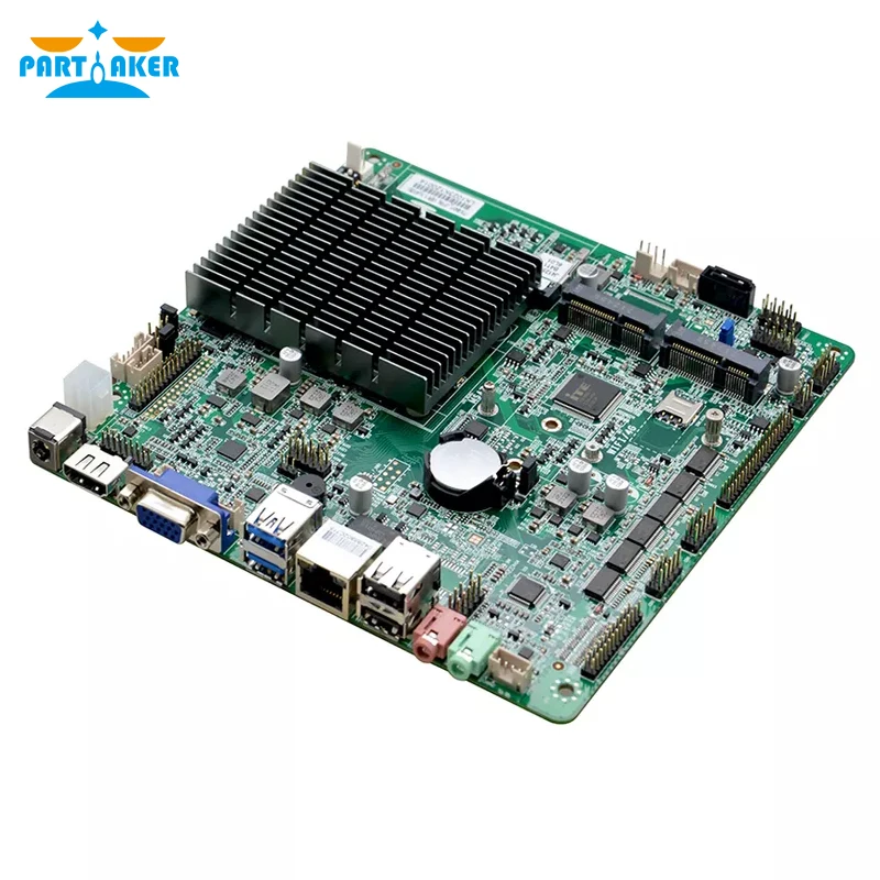 X86 DC 12V Lvds Mini Industrial Motherboard ITX-B101_C312L Celeron 5205U 4K Display Mini ITX Motherboard with 8 Usb