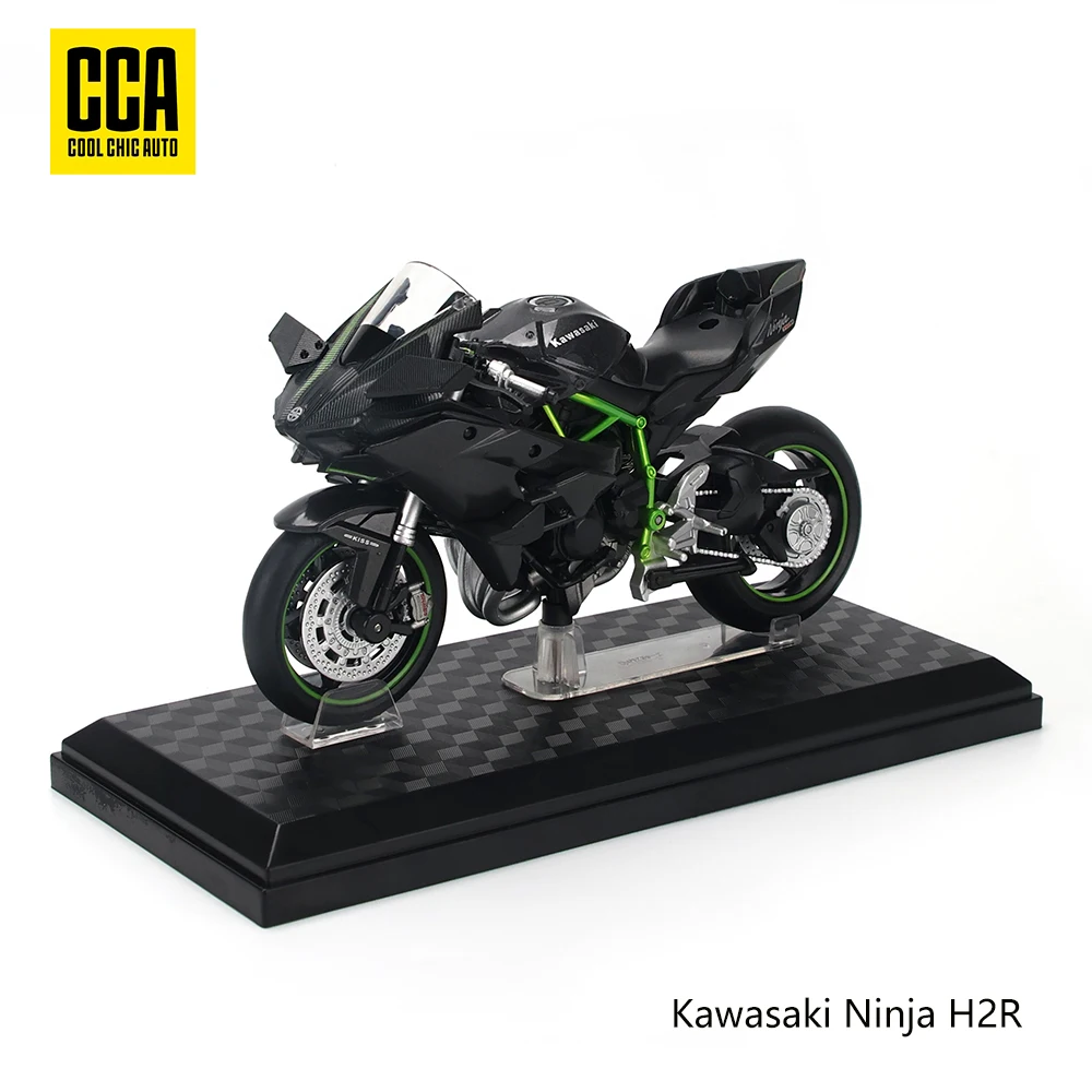 MSZ CCA 1:12 Kawasaki Ninja H2R Classic Motorcycle Model Alloy Car Model Toy Car Casting Collection Toy Gift Christmas Gift