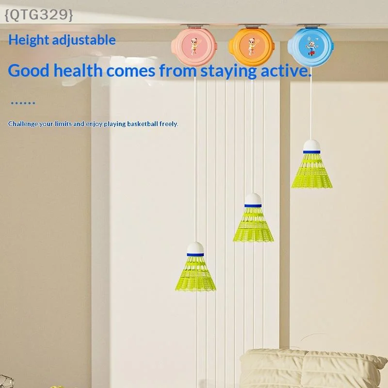 【QTG329】Automatic Retractable Adjustable Speed Badminton Trainer-Solo Practice Rebounder for Home Office All Skill Levels【WQ】