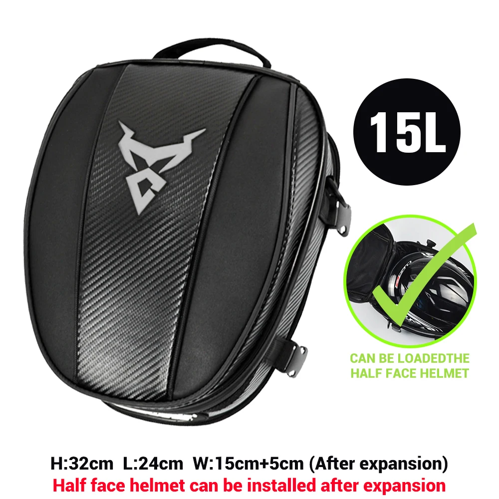 Motocentric Wasserdichte Motorrad Schwanz Tasche Multifunktions Motorrad Hinten Sitz Tasche Hohe Kapazität Motorrad Tasche Reiter Rucksack 7