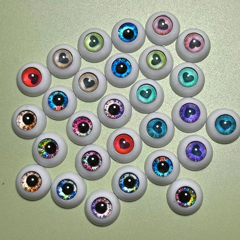 12mm/14mm Eyeball 2 Pairs Eyes DIY Toy Eye Plush Animal Eye Accessories Doll Eyeball BJD Eyes