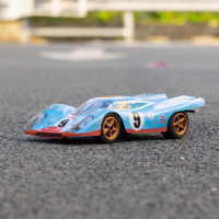 MinimumRC Lemara 1:28 RC Le Mans Racing 917 Pipe Frame Body Assembly Remote Control Car Model RTR