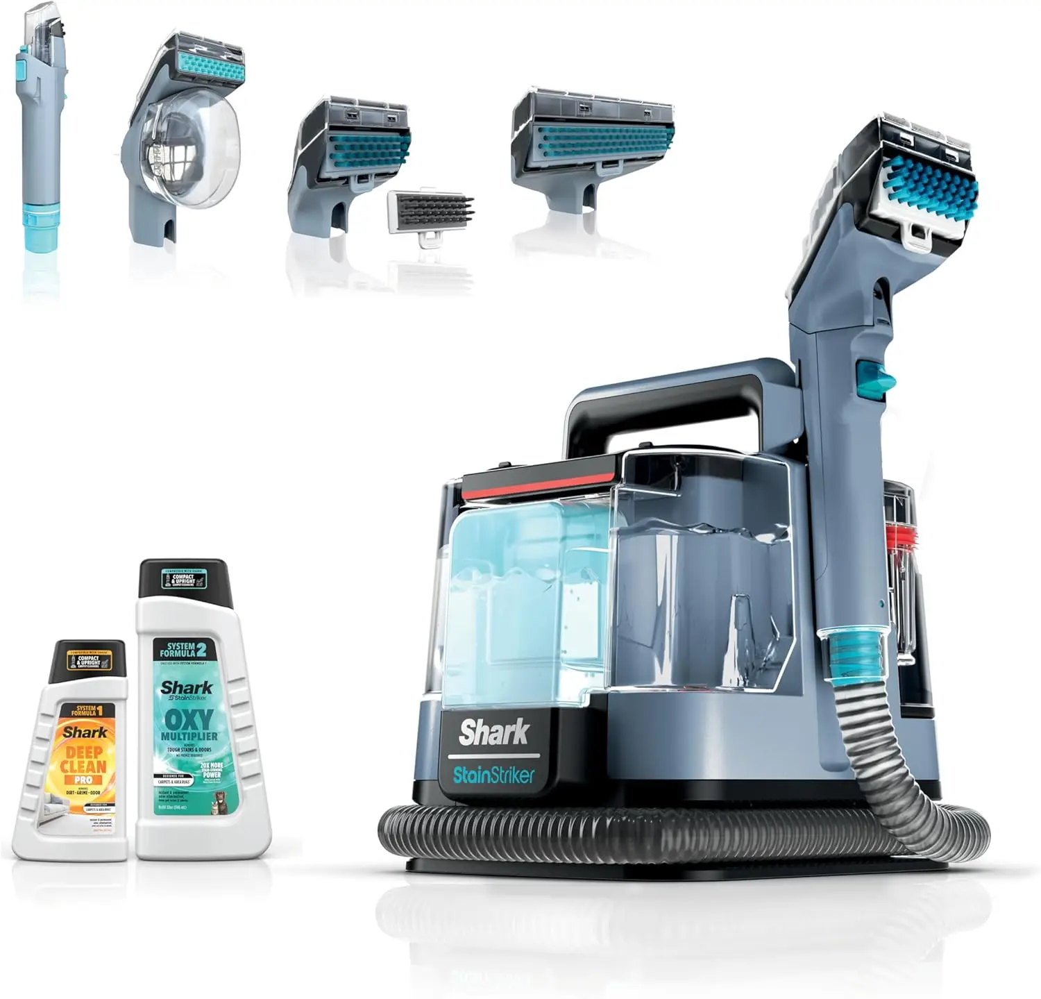 

Портативный очиститель ковров и обивки, средство для удаления пятен и запахов для салонов автомобилей, цвет Nordic Blue