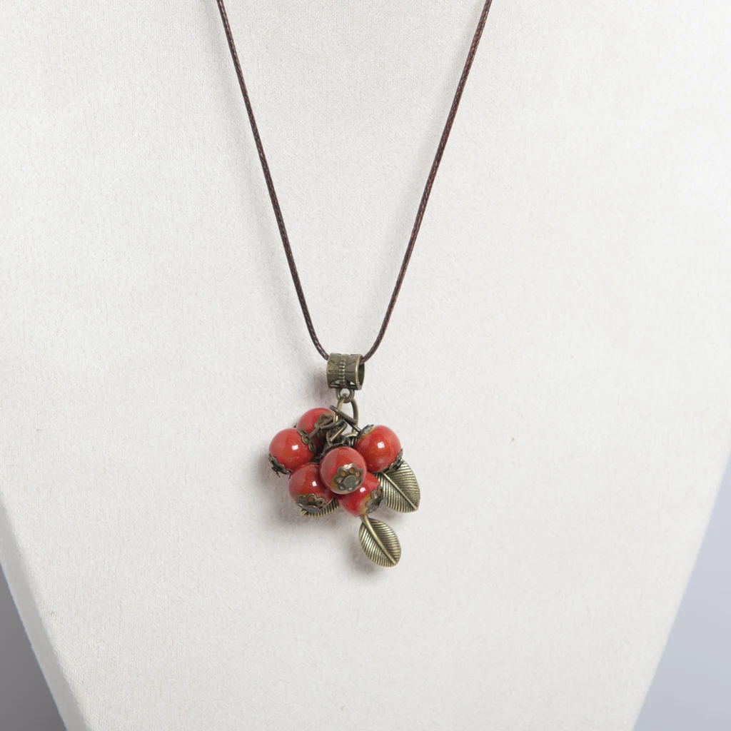 Miredo jewelry wholesale simple ceramic necklaces women\'s mothers gift necklace pendant #1083